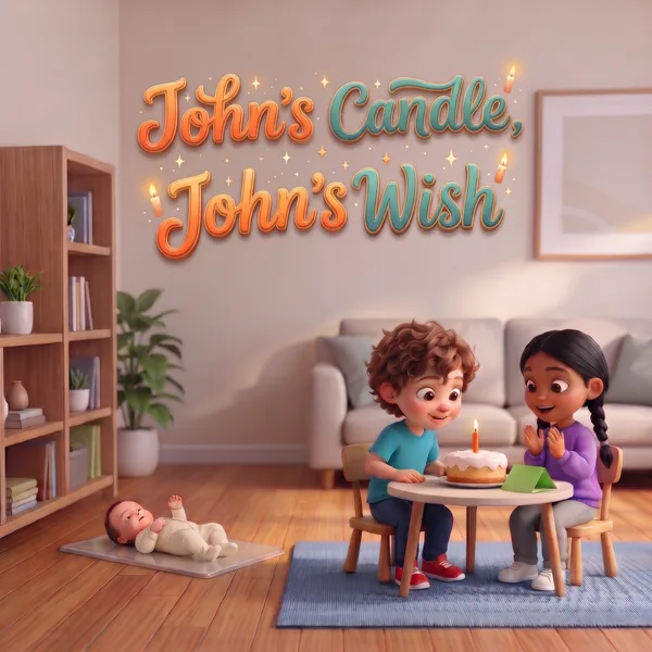 John’s Candle, John’s Wish — example cover