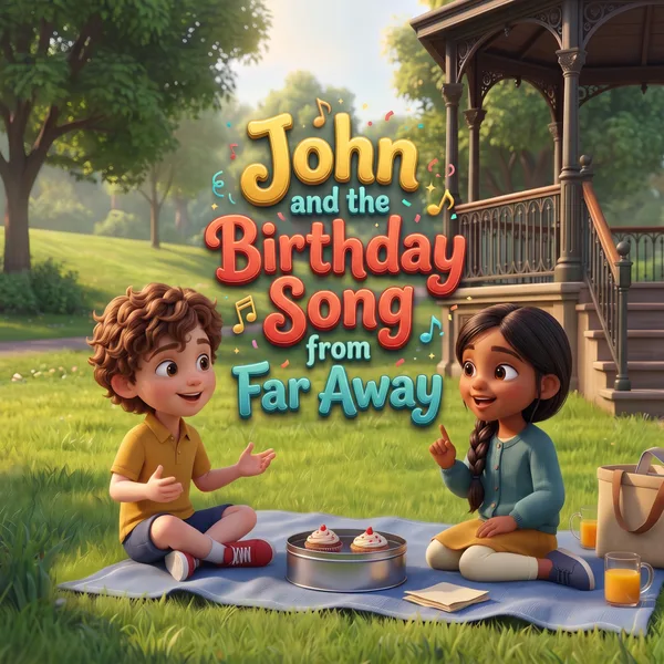 John and the Birthday Song from Far Away — example cover