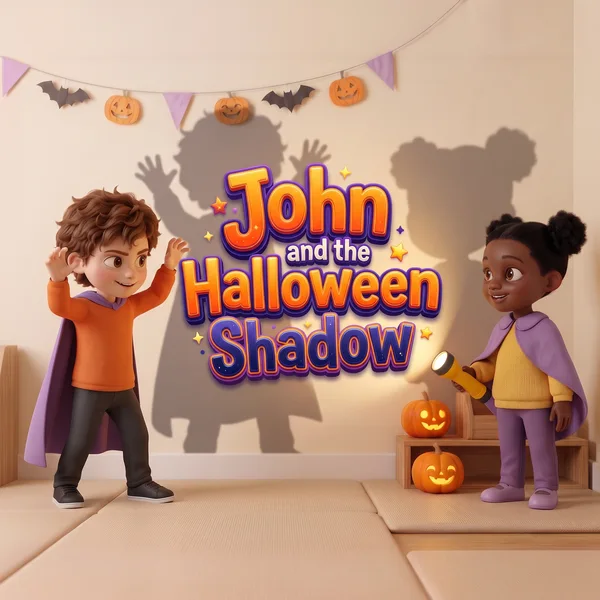 John and the Halloween Shadow — example cover