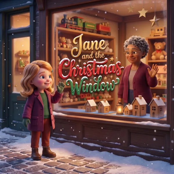 Jane and the Christmas Window — example cover