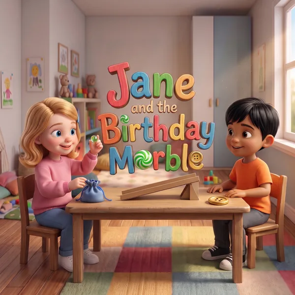 Jane and the Birthday Marble — example cover