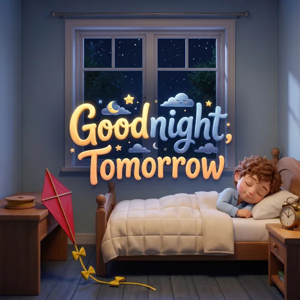 Goodnight, Tomorrow — example cover