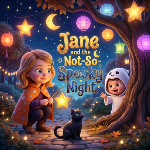 Jane and the Not-So-Spooky Night — example cover