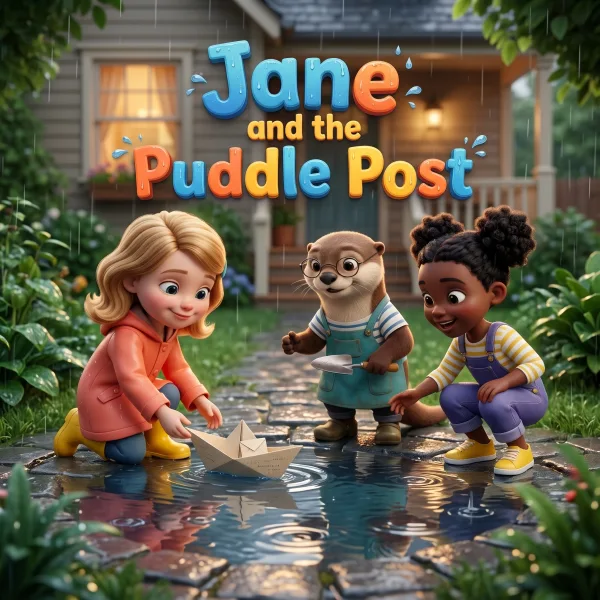 Jane and the Puddle Post — example cover