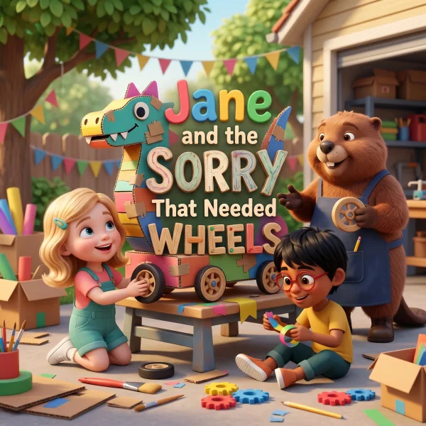 Jane and the Sorry That Needed Wheels — example cover