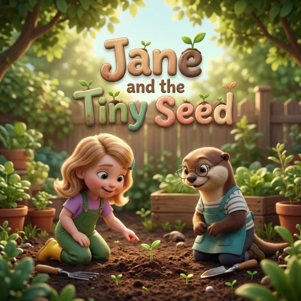 Jane and the Tiny Seed — example cover