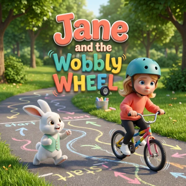 Jane and the Wobbly Wheel — example cover
