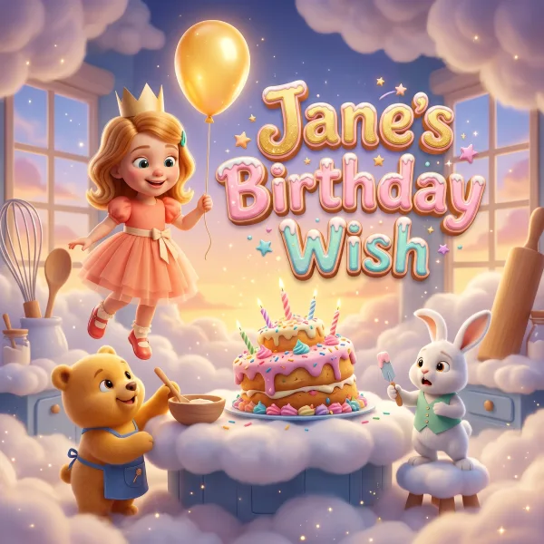 Jane's Birthday Wish — example cover