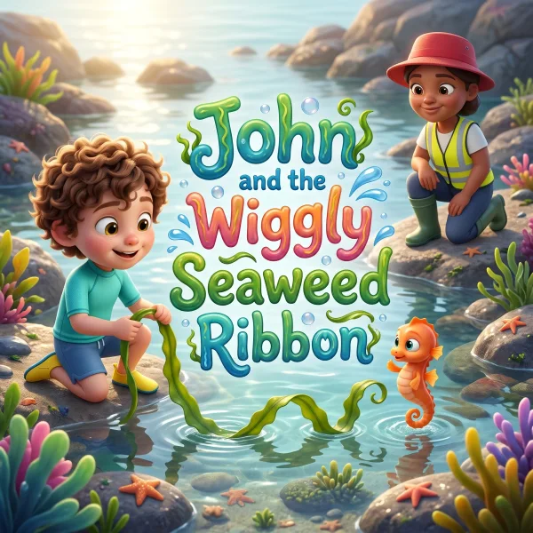 John and the Wiggly Seaweed Ribbon — example cover