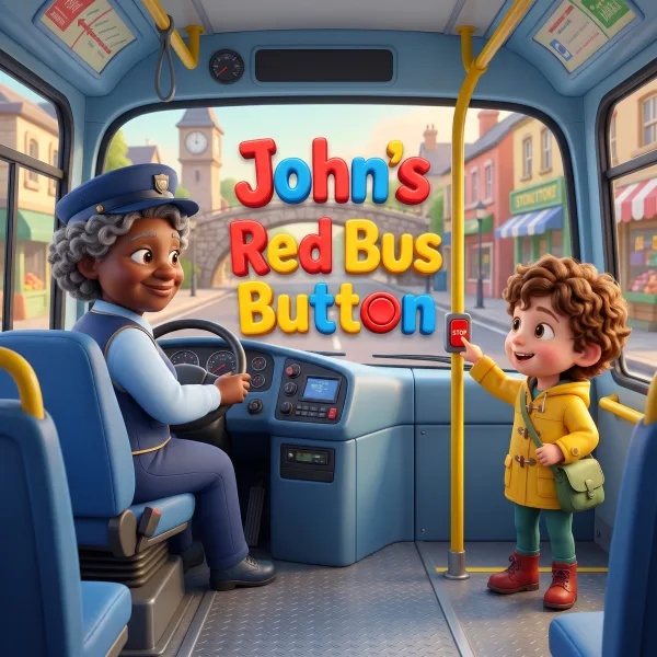 John's Red Bus Button — example cover