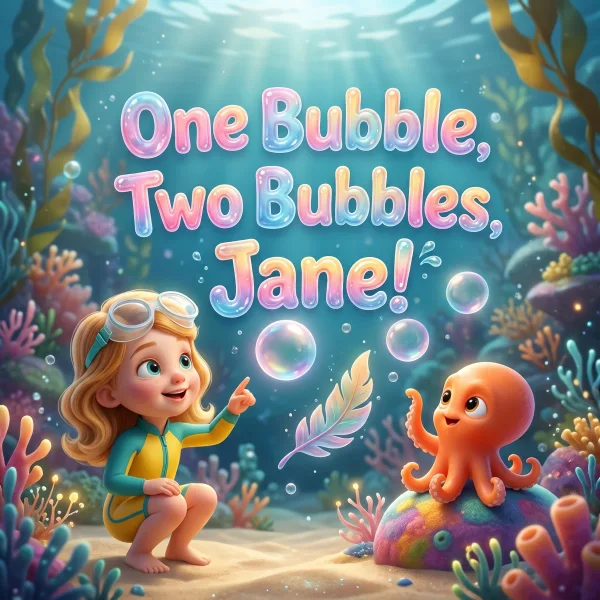 One Bubble, Two Bubbles, Jane! — example cover