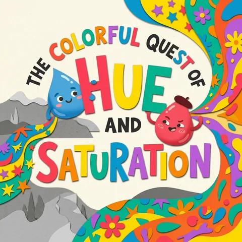 Bold Graphic Cut-Paper illustration example
