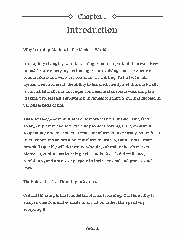 Think, Learn, Grow