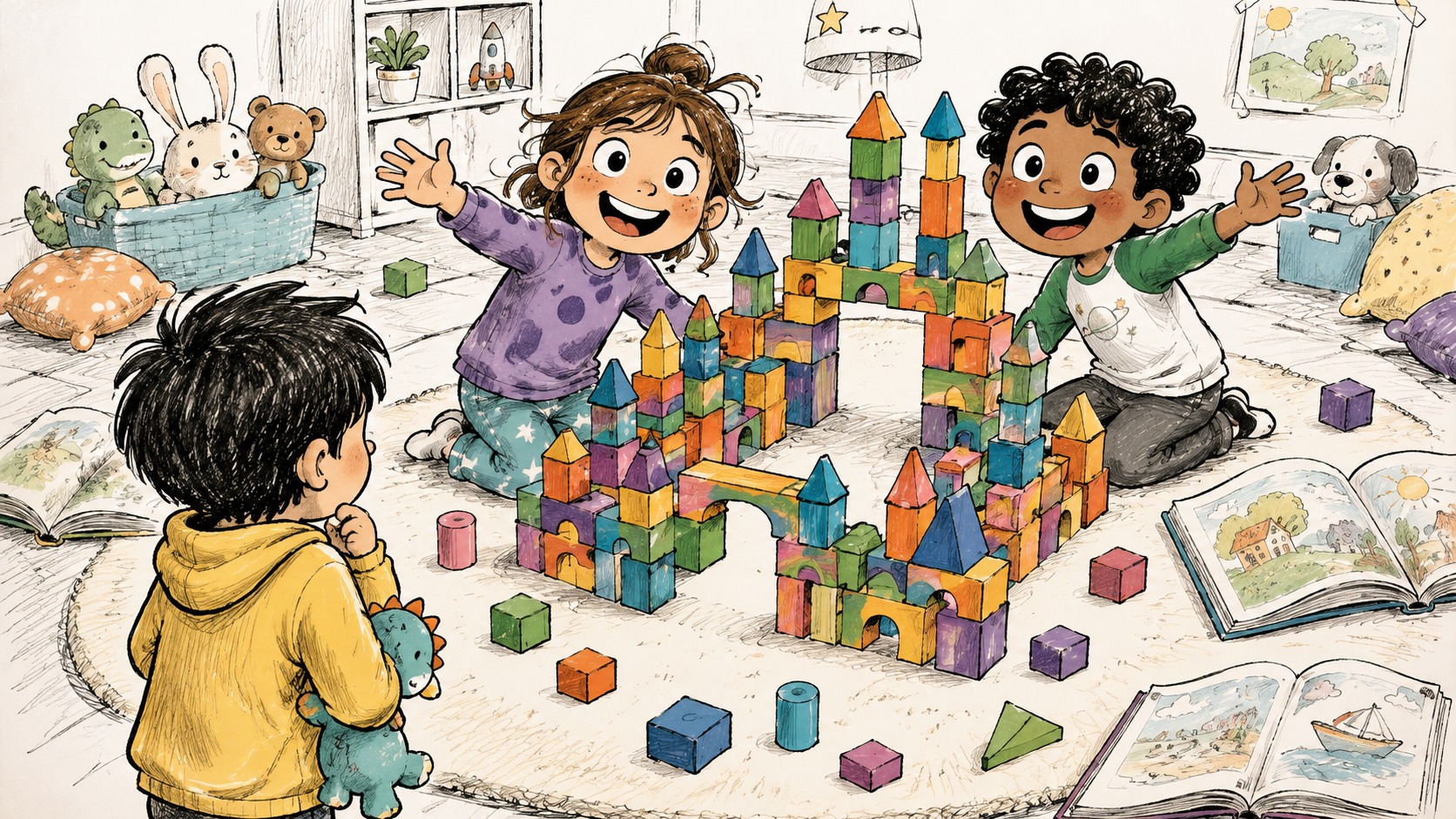 Navigating the Three-Person Playdate: Children’s Books for the “Third Wheel”
