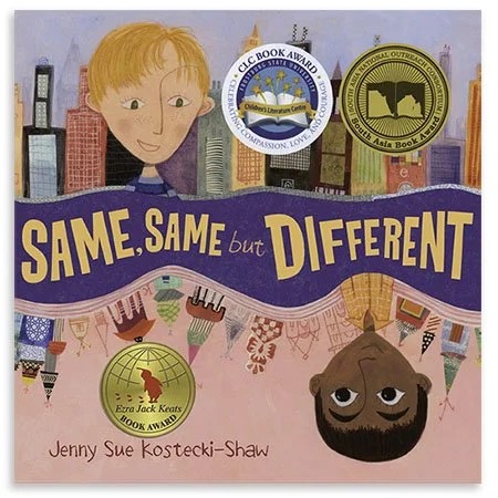 Same, Same but Different book cover by Jenny Sue Kostecki-Shaw