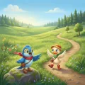 Daisy The Duckling's Little Adventure Steps &mdash; sample page 2