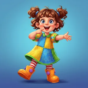 Lila as a book character