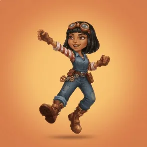 Mira as a book character